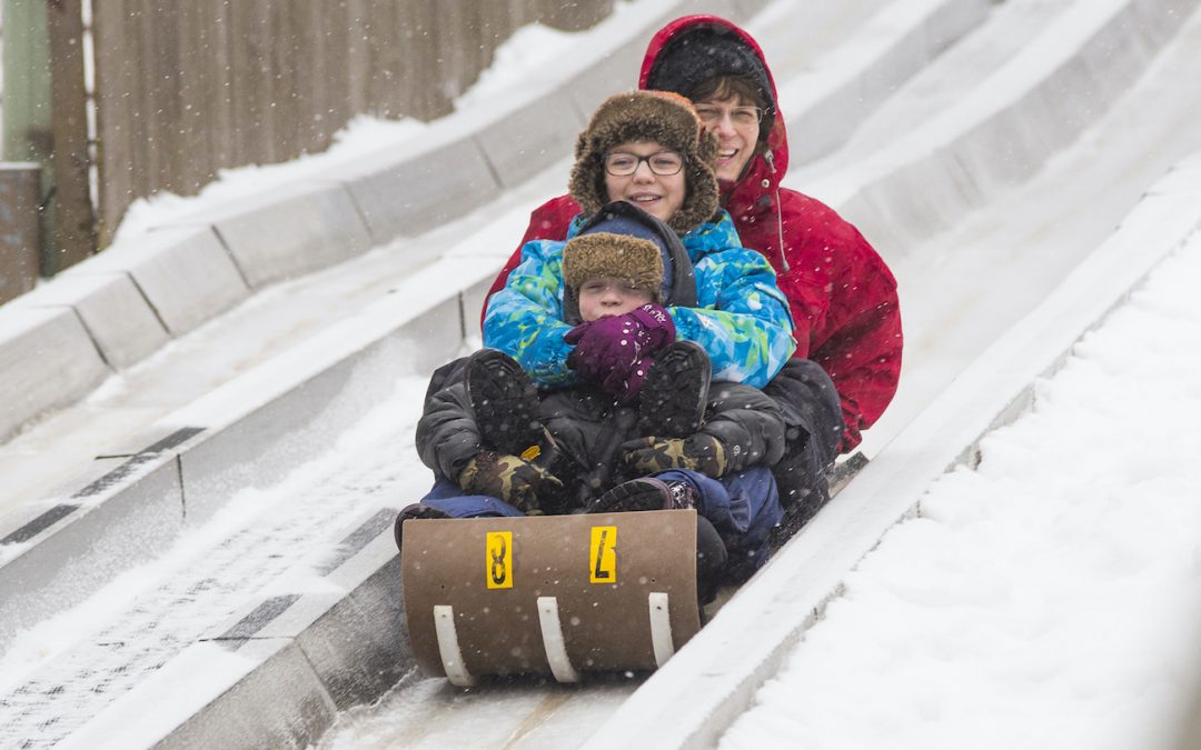 Pokagon State Park is a top place to go tobogganing