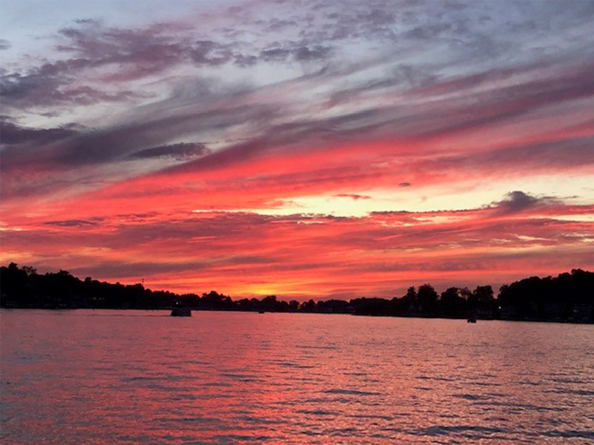 Sunset Lake James