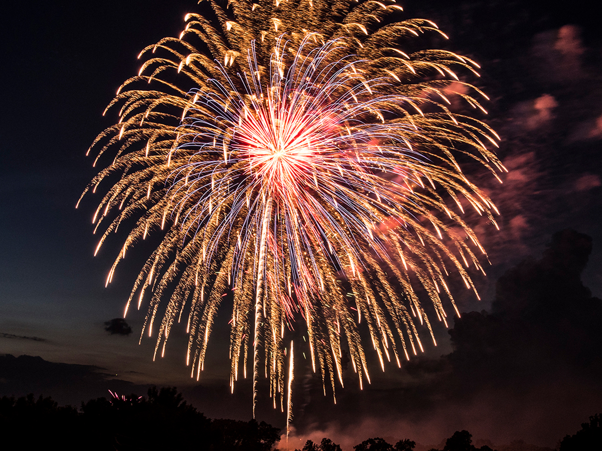 Fireworks in Steuben County