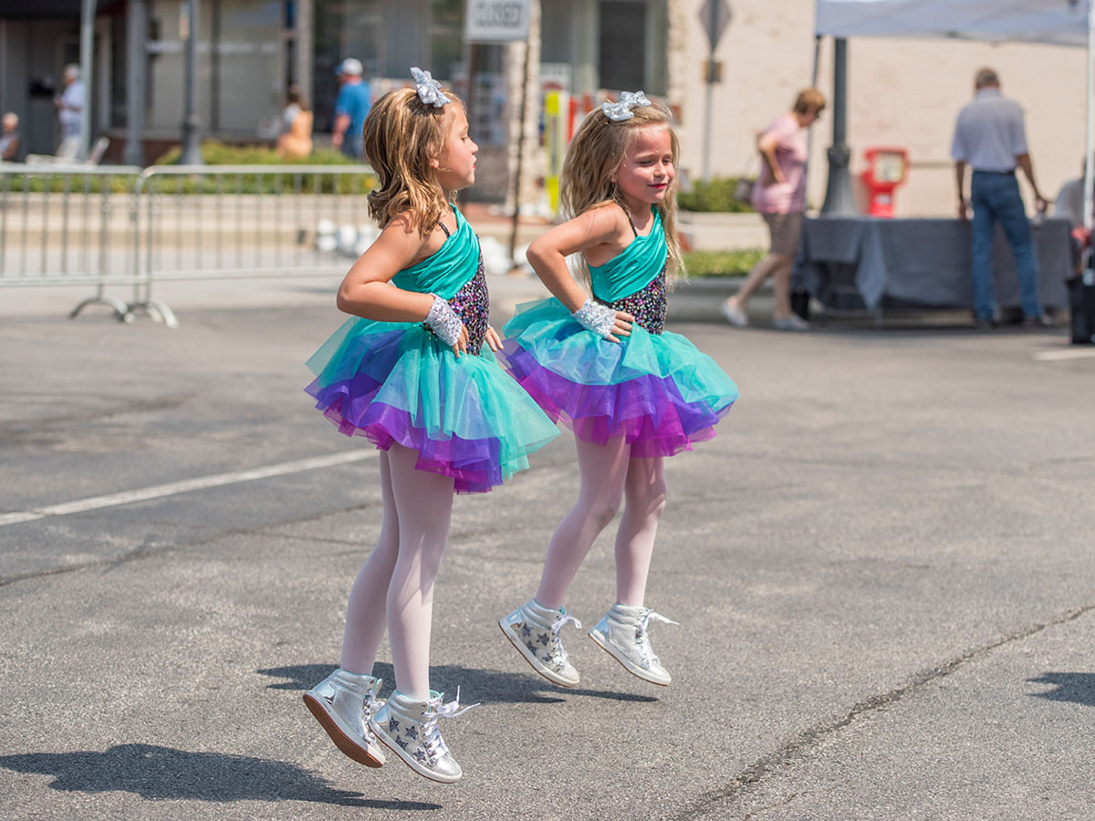 Girls Dancing at Angola Arts Festival