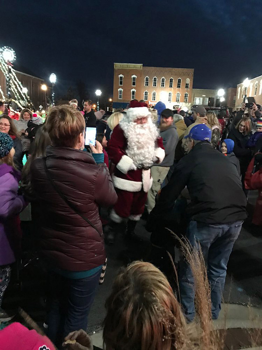 Santa in Downtown Angola