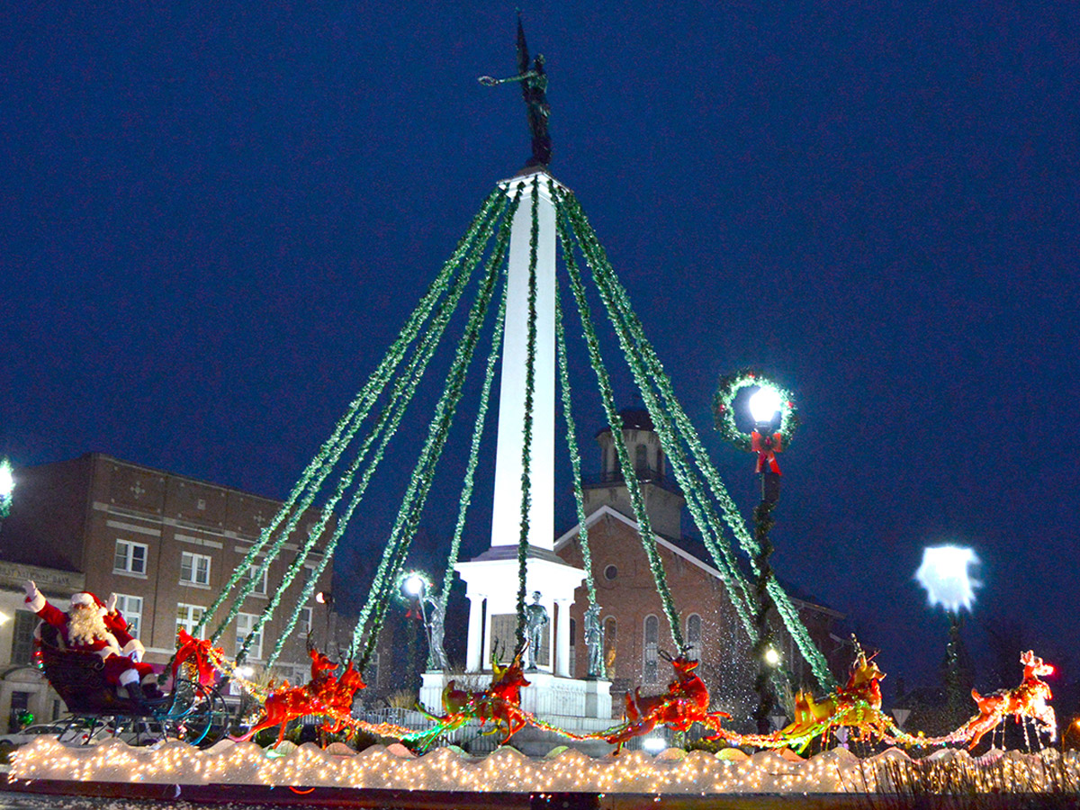 Santa in Downtown Angola