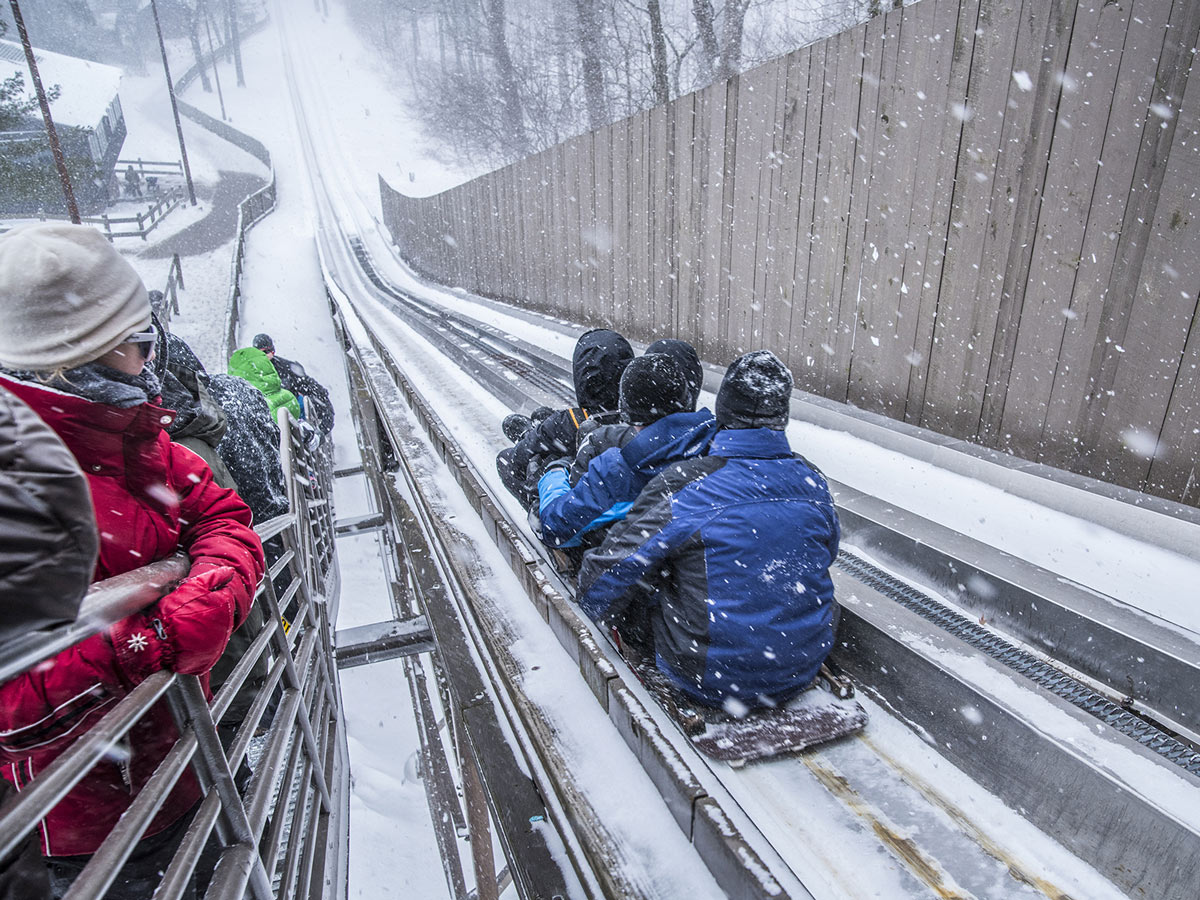 Toboggan Run at Pokagon State Park