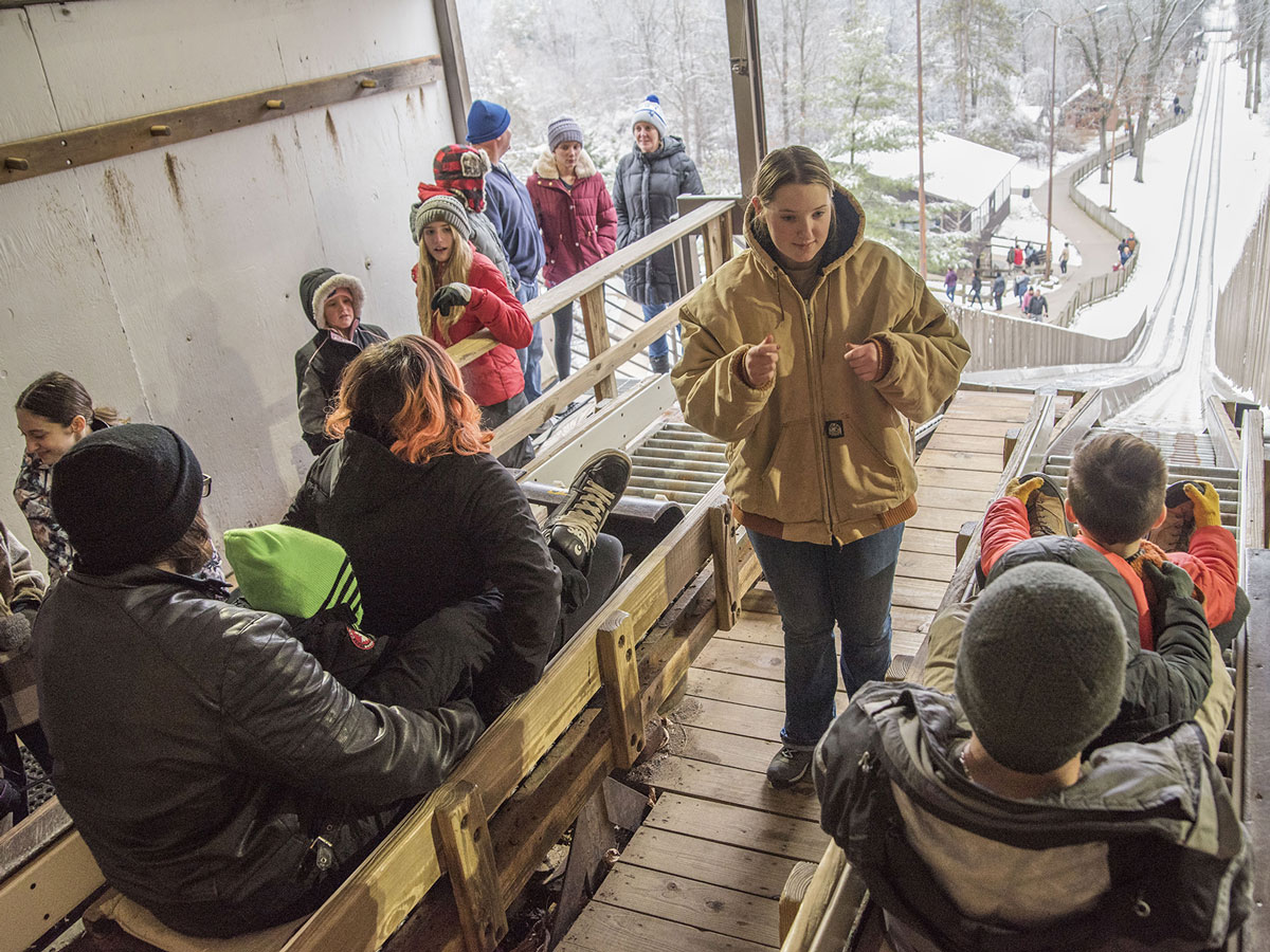 Toboggan Run at Pokagon State Park