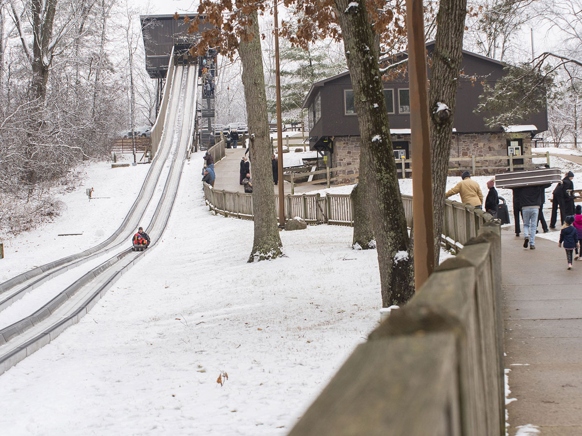 Toboggan Run at Pokagon State Park