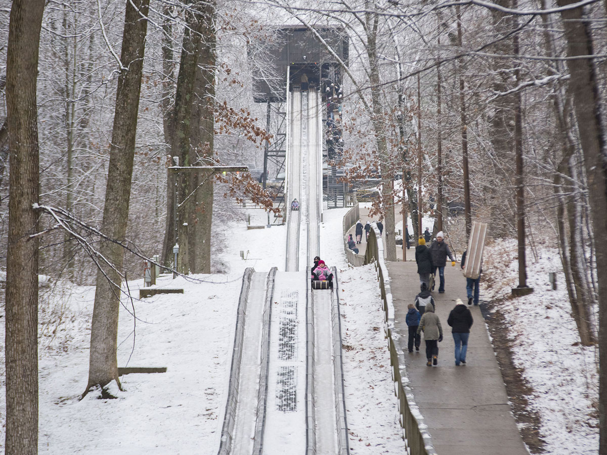 Toboggan Run at Pokagon State Park