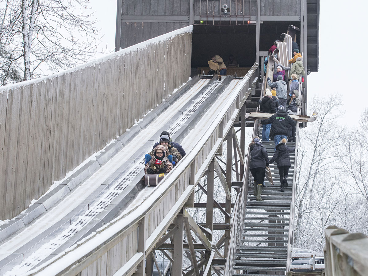 Toboggan Run at Pokagon State Park