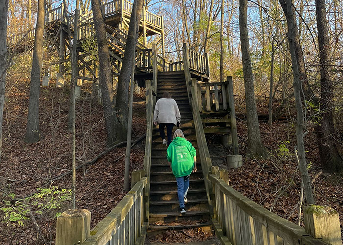Women’s hike at Pokagon